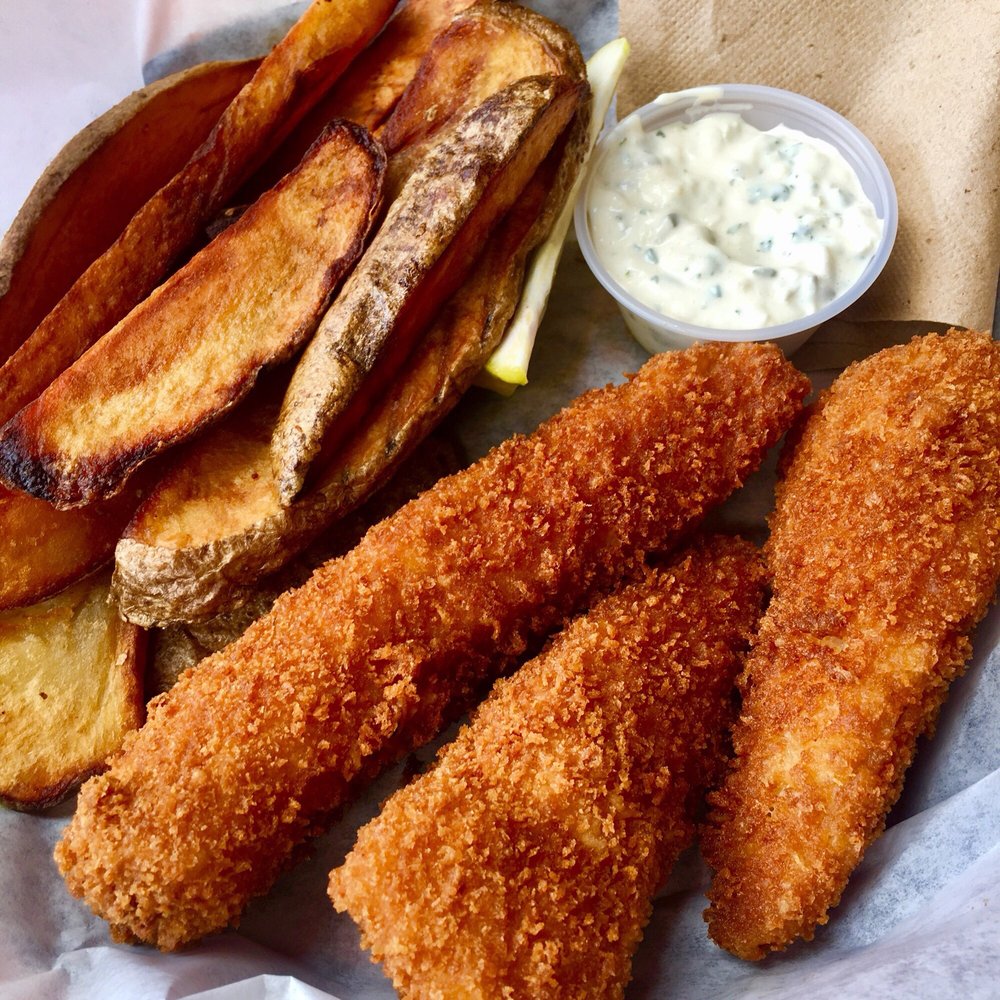 Year of the Fish Food Cart Schedule American, Fish and Chips